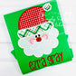 1628 - SANTA FACE APPLIQUE - CHILD SHIRT