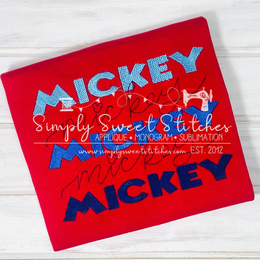 2046 - MR MOUSE - SKETCH CHILD SHIRT