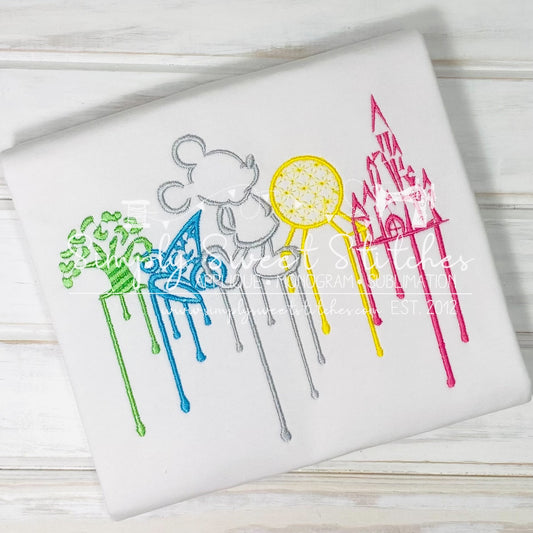 2048 - PARKS PAINT DRIP - SKETCH CHILD SHIRT