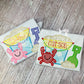 1084 - GIRL SAND PAIL WITH CRAB APPLIQUE - CHILD SHIRT