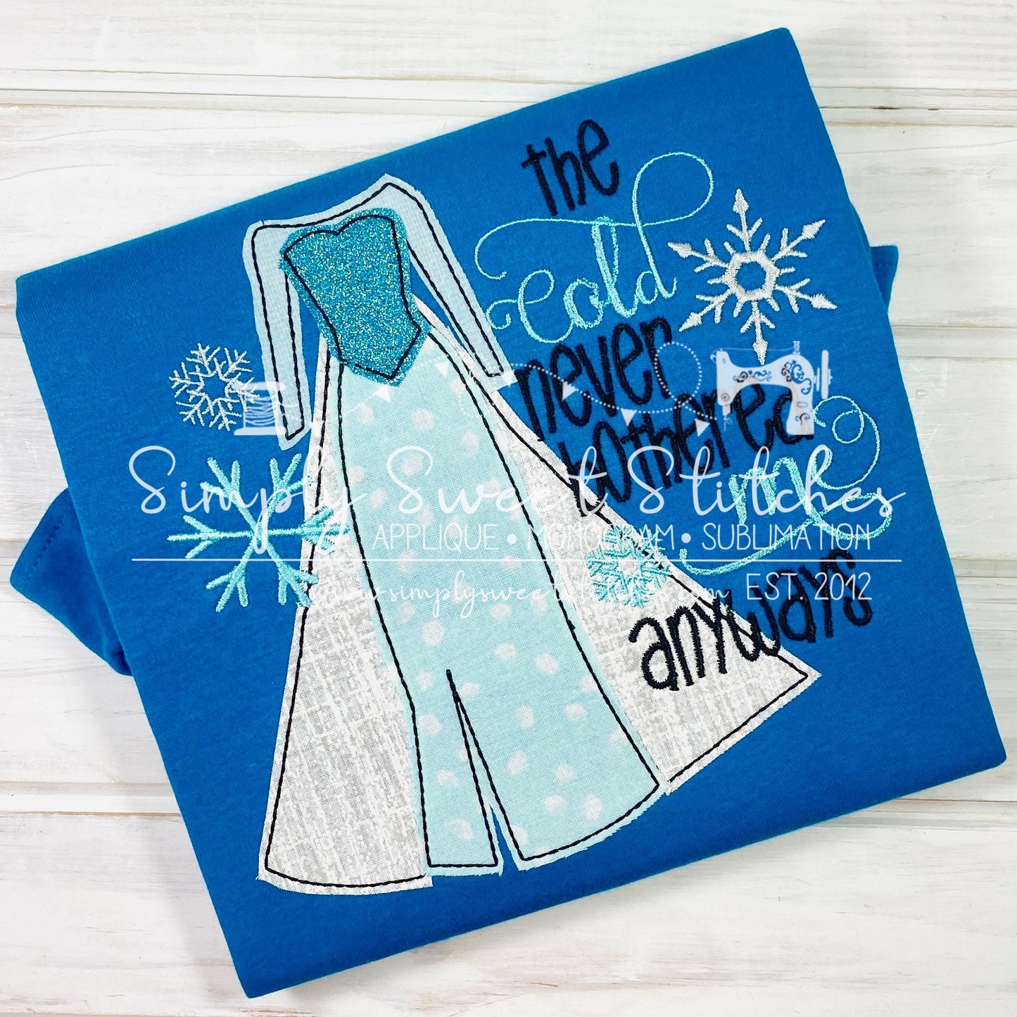 2087 - ICE QUEEN PRINCESS - APPLIQUE CHILD SHIRT