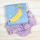 2777 - BANANA WITH BOW APPLIQUE - CHILD SHIRT