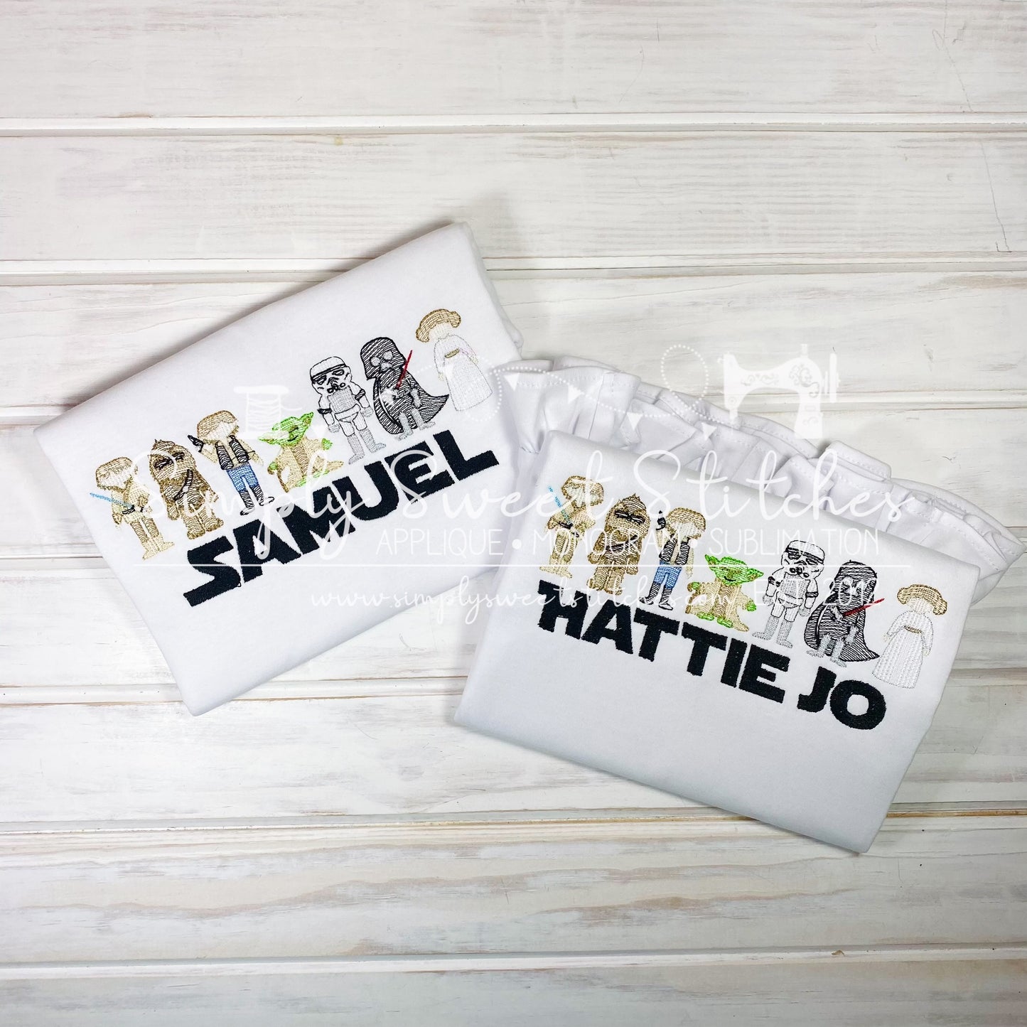 1965 - STAR WARS LINEUP - SKETCH CHILD SHIRT