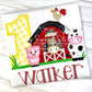 2313 - FARM ANIMALS BIRTHDAY APPLIQUE - CHILD SHIRT