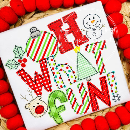 2431 - OH WHAT FUN - APPLIQUE CHILD SHIRT