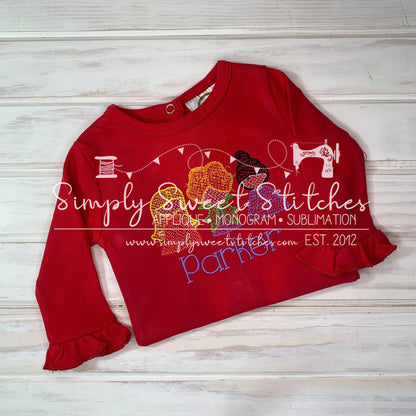 1388 - WITCH SISTER TRIO - SKETCH CHILD SHIRT