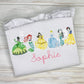 2396 - PRINCESS LINEUP APPLIQUE - CHILD SHIRT