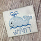 2435 - WHALE WITH WATER SPOUT APPLIQUE - CHILD SHIRT
