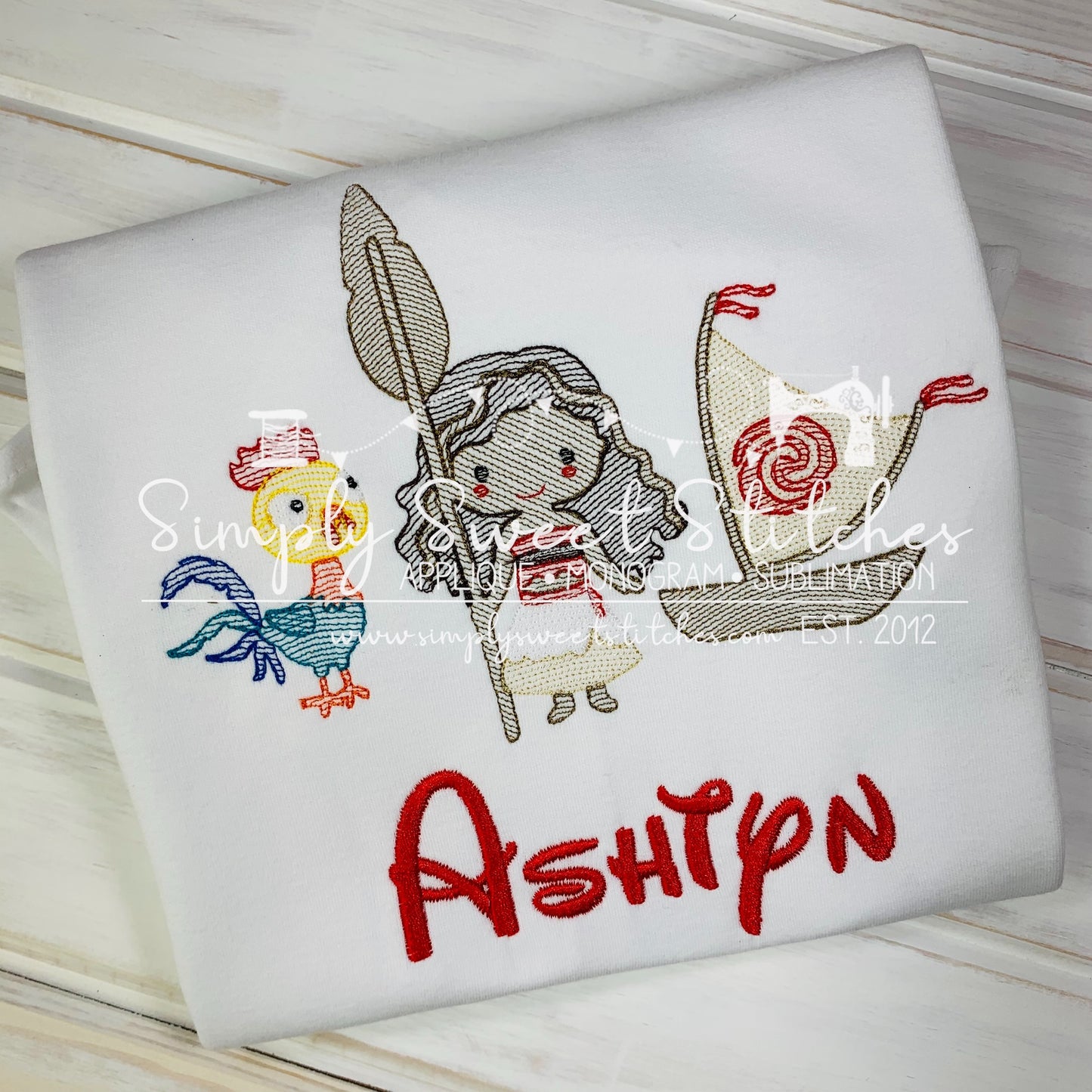 1664 - ISLAND GODDESS - SKETCH CHILD SHIRT