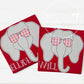 2575 - ELEPHANT WITH SUNGLASSES APPLIQUE - CHILD SHIRT