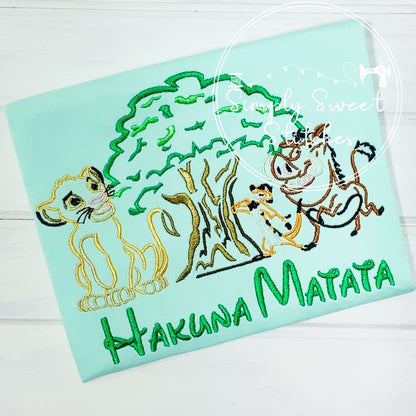 2031 - LION KINGDOM - SKETCH CHILD SHIRT