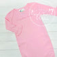 1780 - FULL NAME MONOGRAMMED BABY GOWN