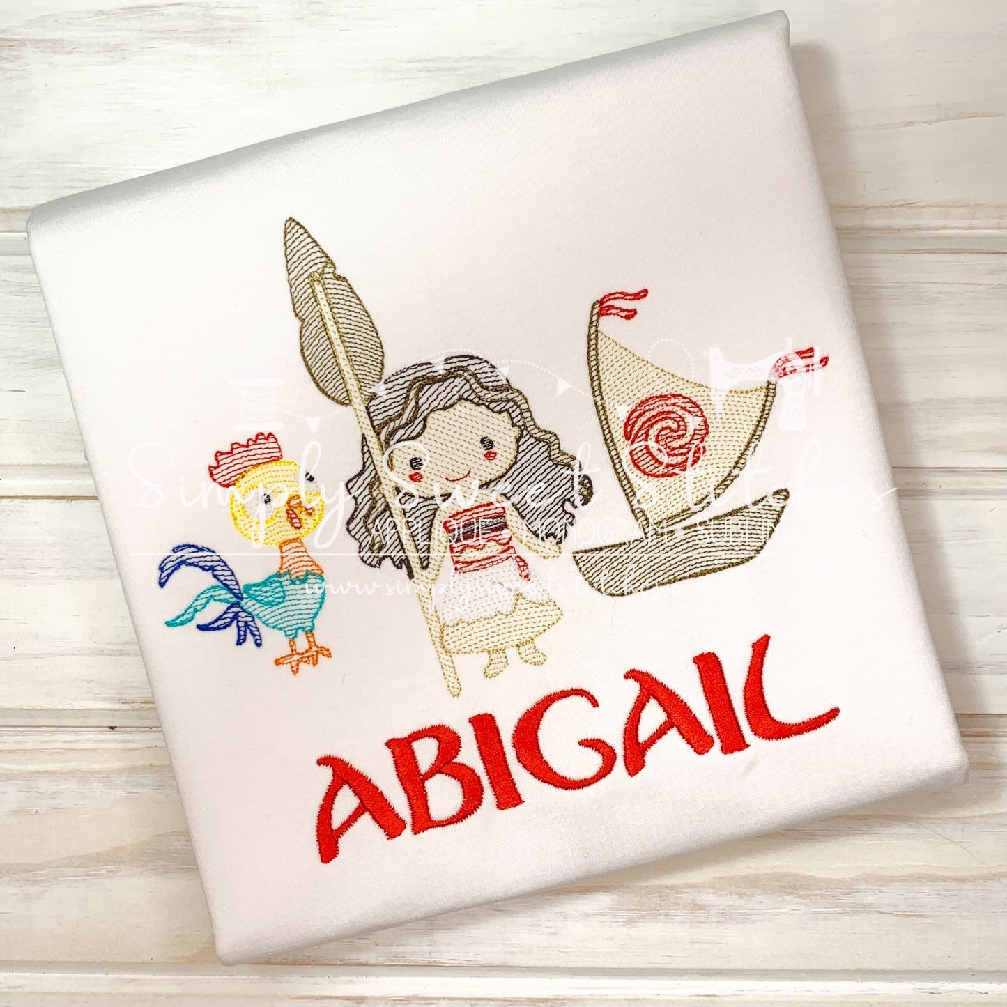 1664 - ISLAND GODDESS - SKETCH CHILD SHIRT