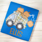 2700 - DUMP TRUCK WITH PUMPKINS APPLIQUE - CHILD SHIRT