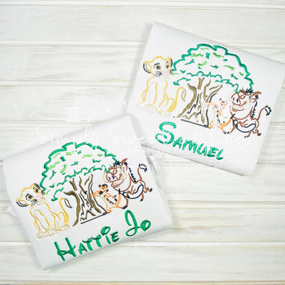 2031 - LION KINGDOM - SKETCH CHILD SHIRT