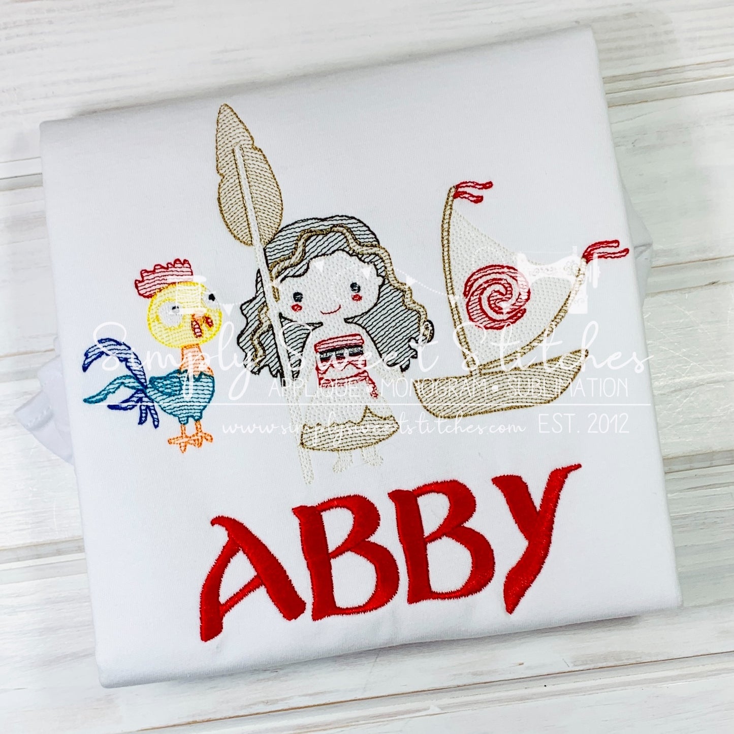 1664 - ISLAND GODDESS - SKETCH CHILD SHIRT