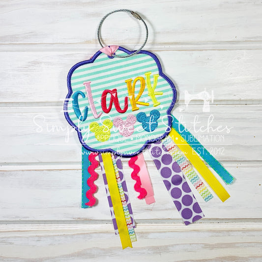 5011 - MISS MOUSE TRIO - BAG TAG