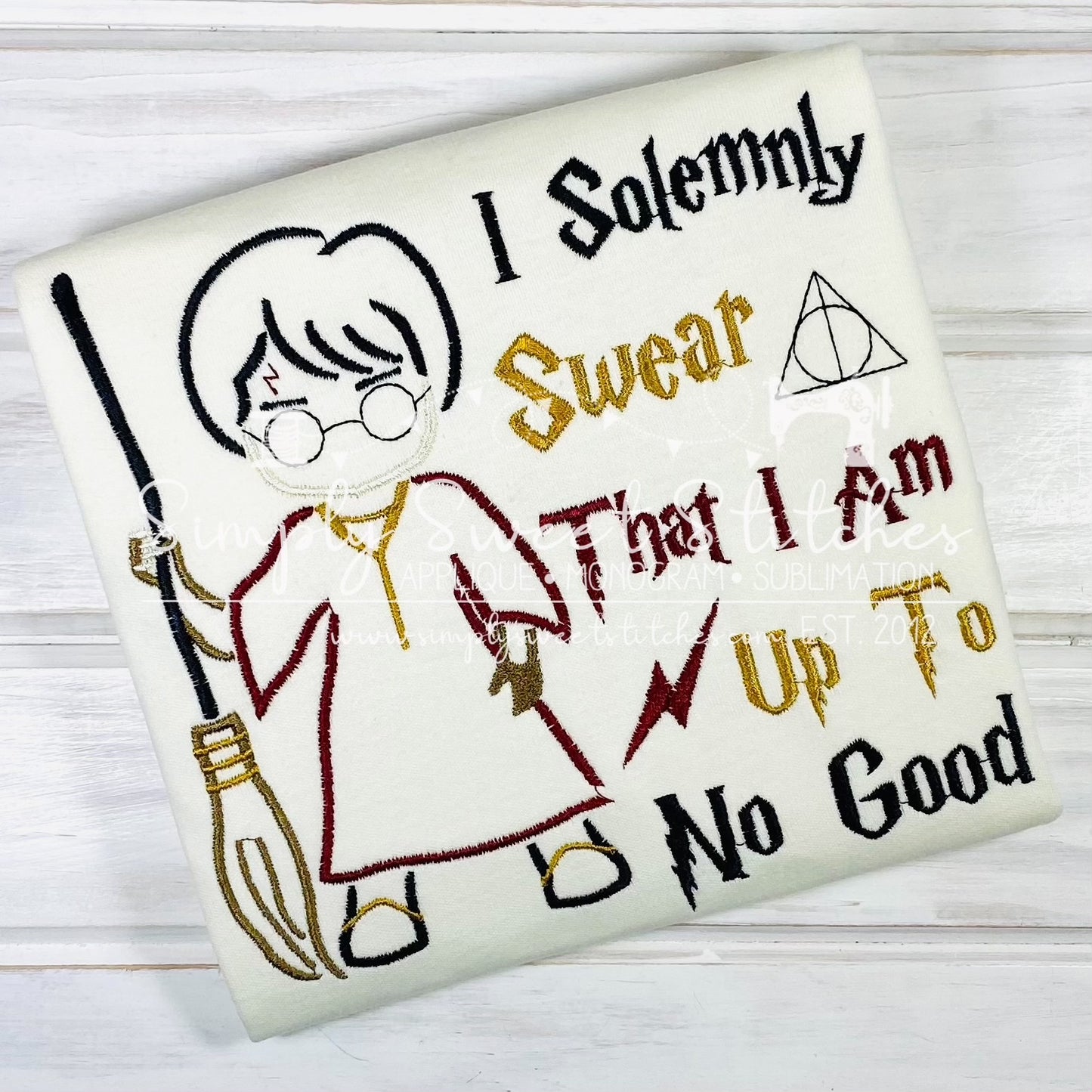 2025 - UP TO NO GOOD - EMBROIDERY CHILD SHIRT