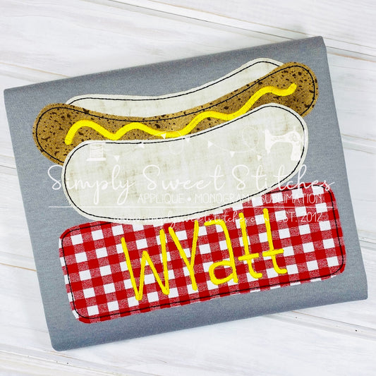 1992 - HOT DOG - APPLIQUE CHILD SHIRT