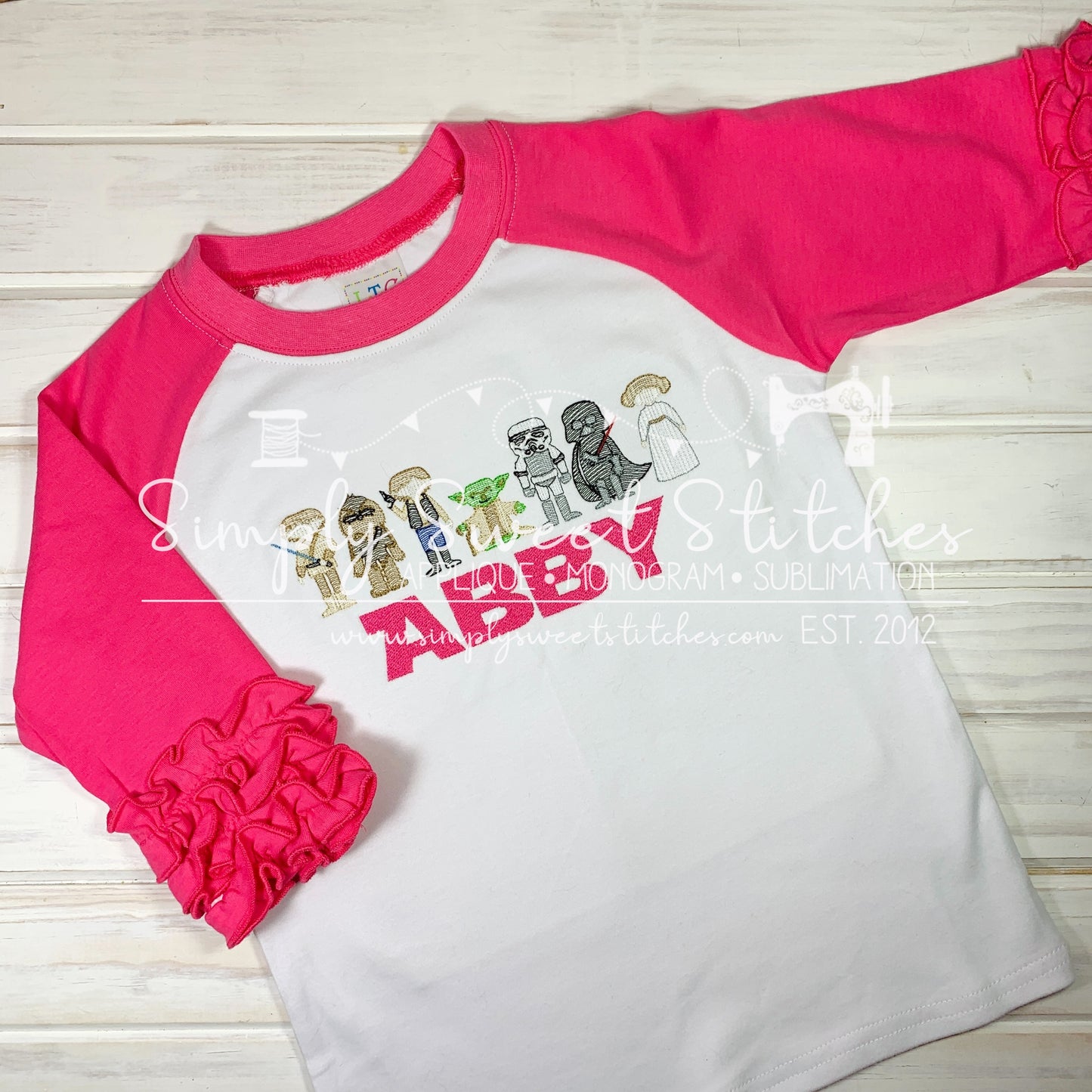 1965 - STAR WARS LINEUP - SKETCH CHILD SHIRT