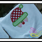 1628 - SANTA FACE APPLIQUE - CHILD SHIRT